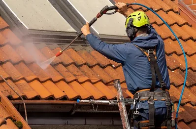 Démoussage et hydrofuge de toiture à Sassay